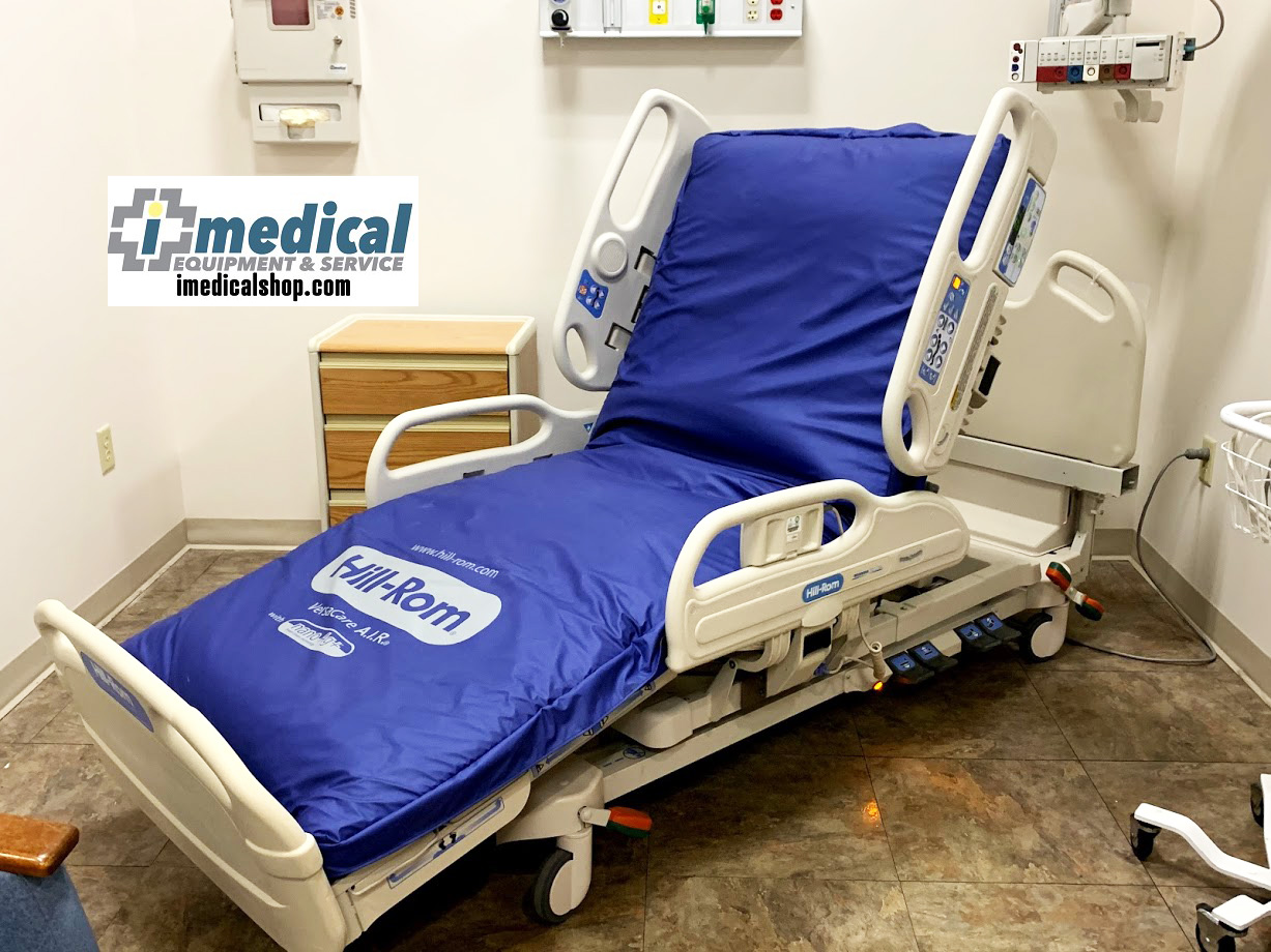 hospital bed with mattress & rails rental